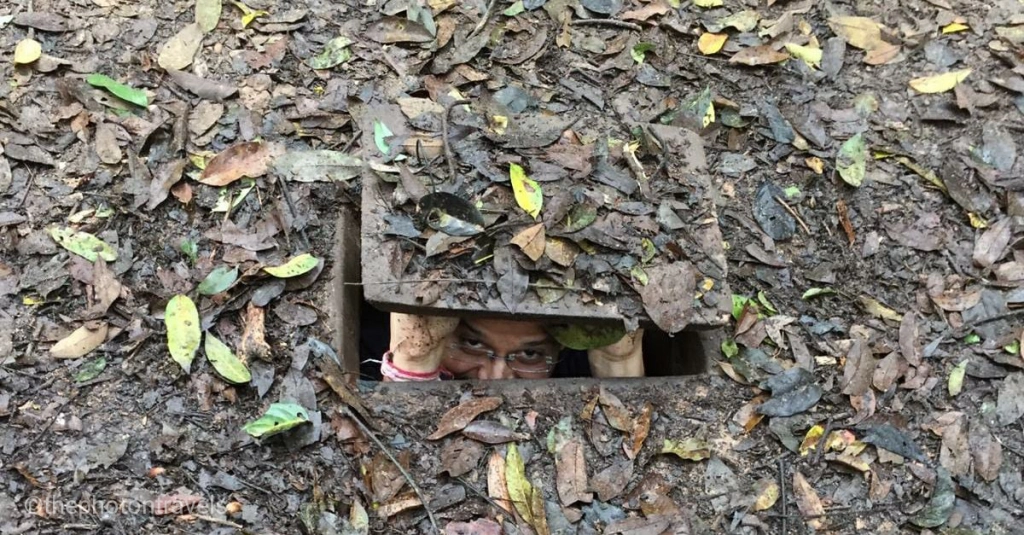 Getting into the history through a tunnel : Củ Chi Tunnels